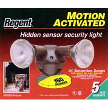 COOPER LIGHTING Cooper-regent White Motion Activated Hidden Sensor Twin Halogen Security Lights MS600W